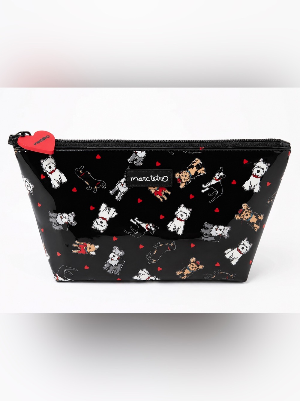 Marc Tetro Black Dog-Print  Pouch 🆕